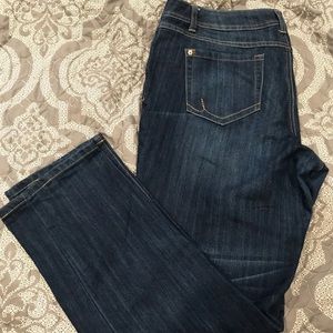 INC curvy fit, straight leg jeans. Size 14